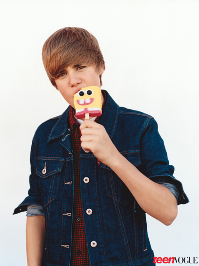 Justin Bieber Teen Vogue October 2010 Magazine Cover