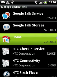 Home application in Android