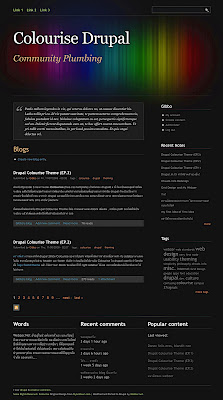 Drupal Colourise Full Page