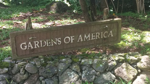 Gardens of America Sign