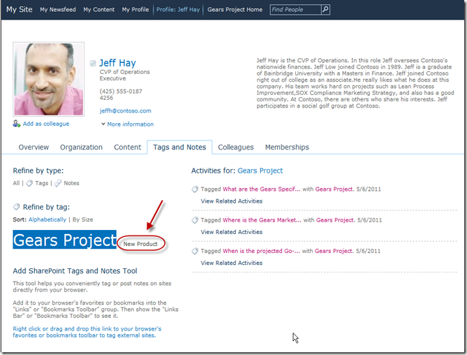 SharePoint 2010 Tags and Notes on My Site - Jeff H SharePoint 2010 Tags and Notes on My Site - Jeff H