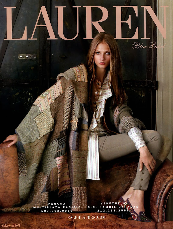 Ralph Lauren Blue Label, campaña otoño invierno 2010