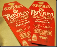 Trivium live in Manila