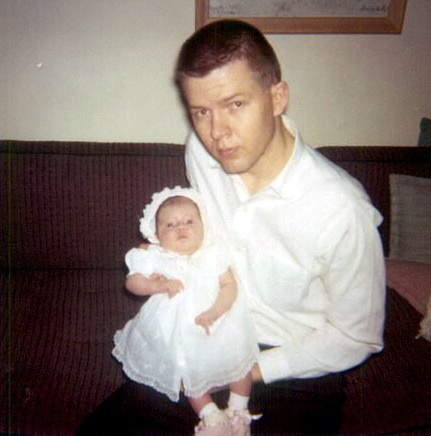 [Daddy Clayn & baby Julie on her blessing day, Feb. 1962[3].jpg]