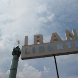 March in support of the Iranians movement