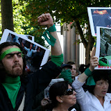 Paris. Iena Square, in front of the Iranian embassy, 19 June