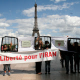 memorial for Neda,Paris,Trocadero,25 July
