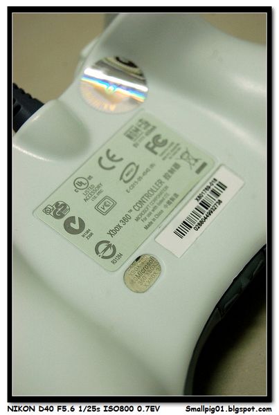 Microsoft Xbox360 & PC 兩用有線遊戲控制手把