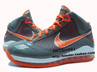 Another Look at the Max LeBron VII 393320 003 in Grey/Orange nike air max lebron 7 gr grey white orange 1 03 Another Look at the Max LeBron VII 393320 003 in Grey/Orange