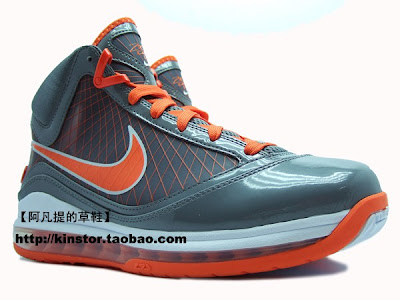 Another Look at the Max LeBron VII 393320 003 in Grey/Orange nike air max lebron 7 gr grey white orange 1 01 Another Look at the Max LeBron VII 393320 003 in Grey/Orange