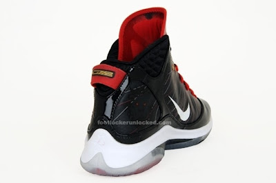 Nike LeBron VII Post Season Drops at Footlocker on March 27th nike lebron 7 ps gr black white red 4 05 Nike LeBron VII Post Season Drops at Footlocker on March 27th