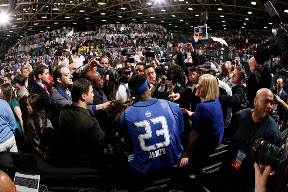 2010 NBA All Star: LeBron James Eastern Conference Practice lebron james nba 100213 all star dallas 21 2010 NBA All Star: LeBron James Eastern Conference Practice