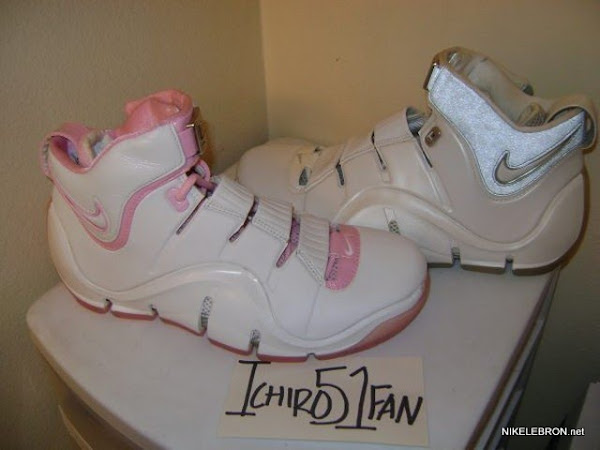 Throwback Thursday White  Pink Zoom LeBron IV aka 8220Gloria8221 PE