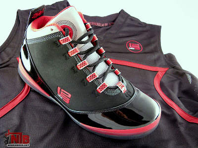 lbj soldier ii pe osu away5 48 Ohio State Buckeyes Nike Zoom Soldier II Away Showcase