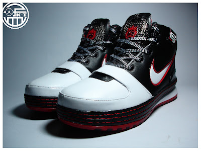 nike zoom lebron 6 gr black white red 14 09 A Fresh Look at the Initial Nike Zoom LeBron Six Colorway