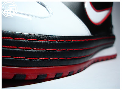 nike zoom lebron 6 gr black white red 14 22 A Fresh Look at the Initial Nike Zoom LeBron Six Colorway