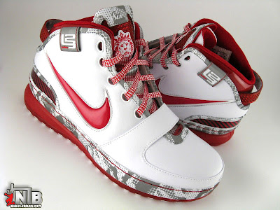 Ohio State Buckeyes Nike Zoom LeBron VI aka Home PE Showcase nike zoom lebron 6 gr white crimson grey 4 63 Ohio State Buckeyes Nike Zoom LeBron VI aka Home PE Showcase