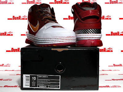 nike zoom lebron 6 pe hardwood classic 4 05 Upcoming HOH Exclusive   Hardwood Classic Red Six