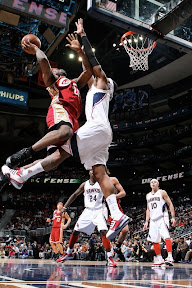 King James and Dwyane Wade Put on a Show To Remember in Miami lebron james nba 090301 cle at atl 06 King James and Dwyane Wade Put on a Show To Remember in Miami