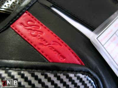 nike zoom lebron 6 gr black white red 17 09 Another LeBron Six Sample   Look And See Black White Red