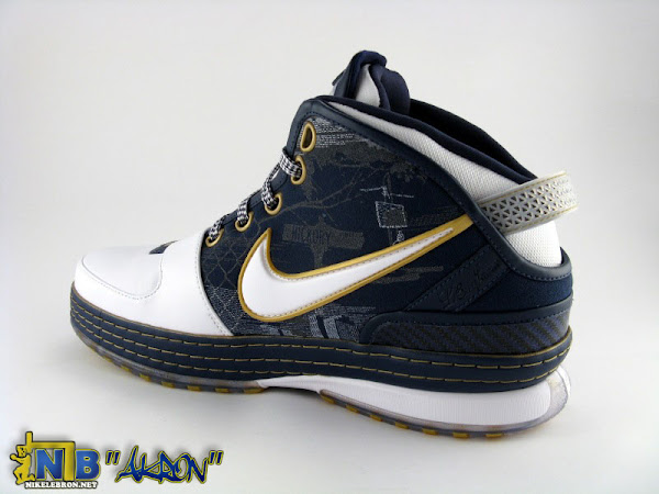 Akron Nike Zoom LeBron VI Personalized for AU Zips Showcase