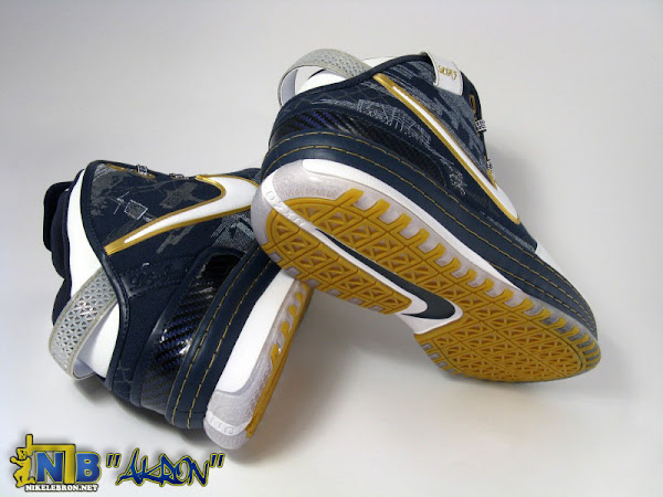 Akron Nike Zoom LeBron VI Personalized for AU Zips Showcase