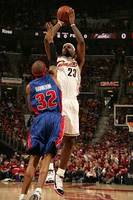 LeBron James Debuts the Soldier 3. Cavaliers Roll Over Pistons. lebron james nba 090418 cle vs det 10 game 1 LeBron James Debuts the Soldier 3. Cavaliers Roll Over Pistons.