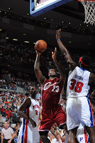 lebron james nba 090424 cle at det 22 game 3 James Near Triple Double Helps Push Pistons to Brink of Elimination
