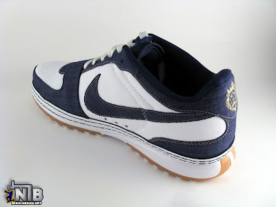 Nike Zoom LeBron VI Low White / Navy / Light Brown Denim lebron6 low navy denim 06 web Nike Zoom LeBron VI Low White / Navy / Light Brown Denim