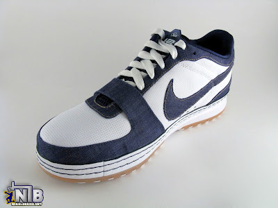 Nike Zoom LeBron VI Low White / Navy / Light Brown Denim lebron6 low navy denim 07 web Nike Zoom LeBron VI Low White / Navy / Light Brown Denim
