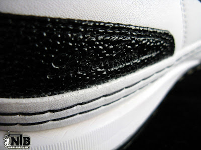 lebron6 low black white 13 web Nike Zoom LeBron VI Low White / Black Patent Leather Showcase