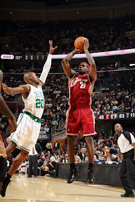 Cavs Lose in the Season Opener. LeBron Breaks out the Black VII. lebron james nba 091029 cle vs bos 22 Cavs Lose in the Season Opener. LeBron Breaks out the Black VII.