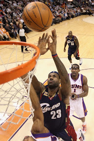 lebron james nba 091222 cle at phx 14 LBJ Records a Triple Double in OT Win in Sac Town. Cavs End Suns Home Game Winning Streak