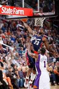 lebron james nba 091222 cle at phx 09 LBJ Records a Triple Double in OT Win in Sac Town. Cavs End Suns Home Game Winning Streak