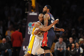 lebron james nba 091225 cle at lal 09 LeBron, Cavs Shine in Rout of Kobe, Lakers. LBJ Debuts the Xmas VII.
