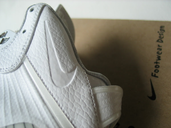 Nike Air Max LeBron VIII 8211 All White Production Sample 8211 Teaser