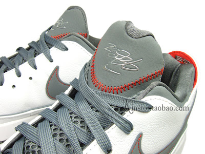nike air max lebron 7 low gr white black orange 2 05 Nike LeBron VII Low 395717 103 White/Cool Grey Team Orange