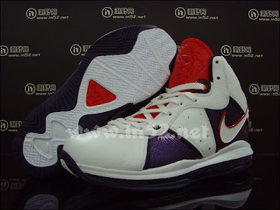 nike air max lebron 8 gr white navy red 1 01 Nike LeBron VIII 417098 100 White/Navy/Red Coming on 11/24