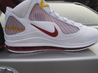 nike air max lebron 7 pe fairfax home 5 05 Nike Air Max LeBron VII (7) Fairfax Lions Home & Away PEs