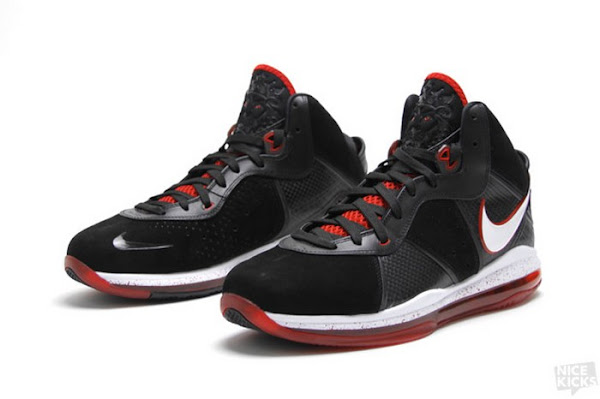 Release Reminder Nike LeBron 8 BlackWhiteRed 8211 Miami Heat