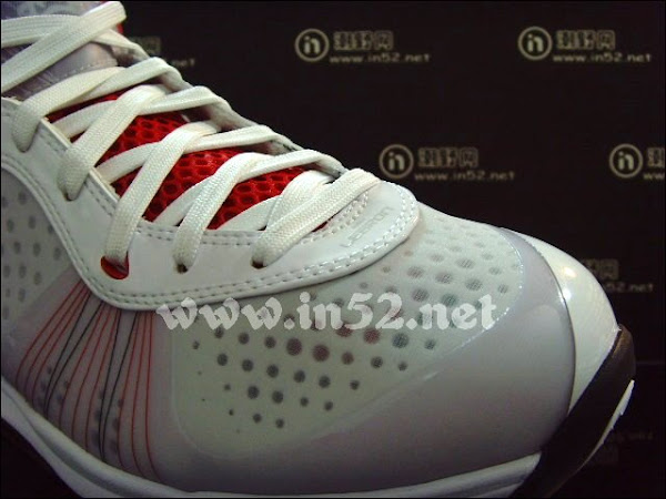 Nike LeBron 8 V2 Flywire 8211 WhiteGreyVarsity Red 8211 New Photos