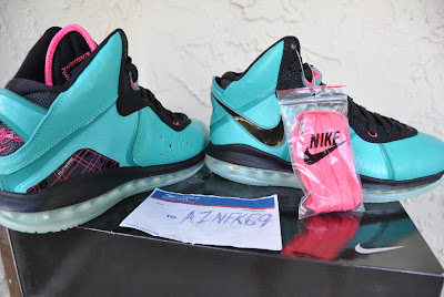 Nike Air Max LeBron 8 Miami South Beach Additional Look nike air max lebron 8 gr miami retro 6 04 Nike Air Max LeBron 8 Miami South Beach Additional Look