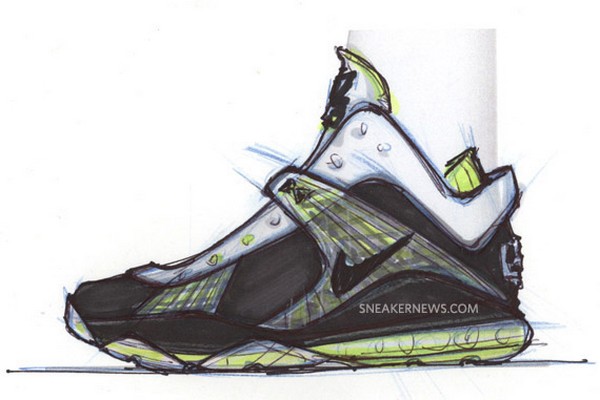 Interview with Jason Petrie Nike LeBron 8 Design Sketches