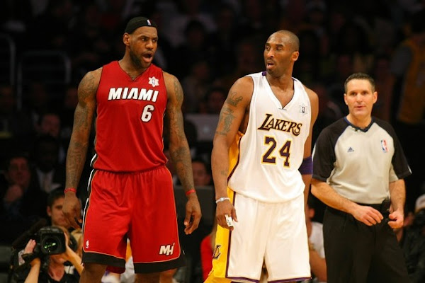 LeBron Has Triple Double Jaws With Kobe as Heat Take Down Lakers on Christmas Day