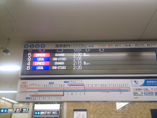 小田急線新宿駅