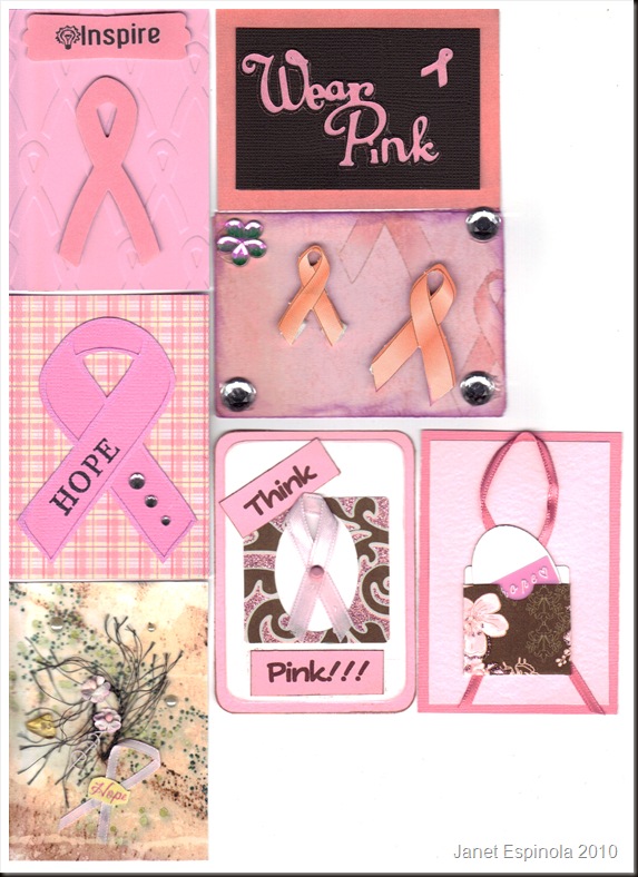 ATC Lovers Pink Ribbon March 2010