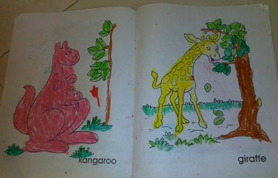 colorful animals