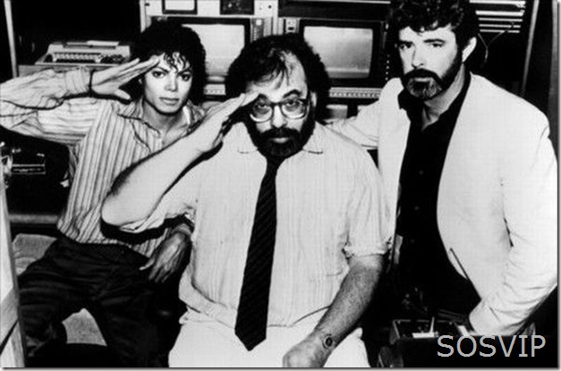 Michael Jackson, Francis Ford Coppola and George Lucas