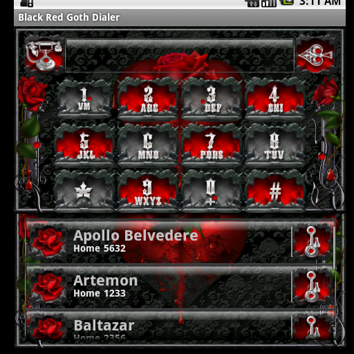 Black Red Goth Dialer 個人化 App LOGO-APP開箱王