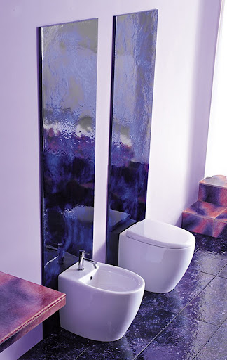 Purple Bathroom Design, Modern Bathroom